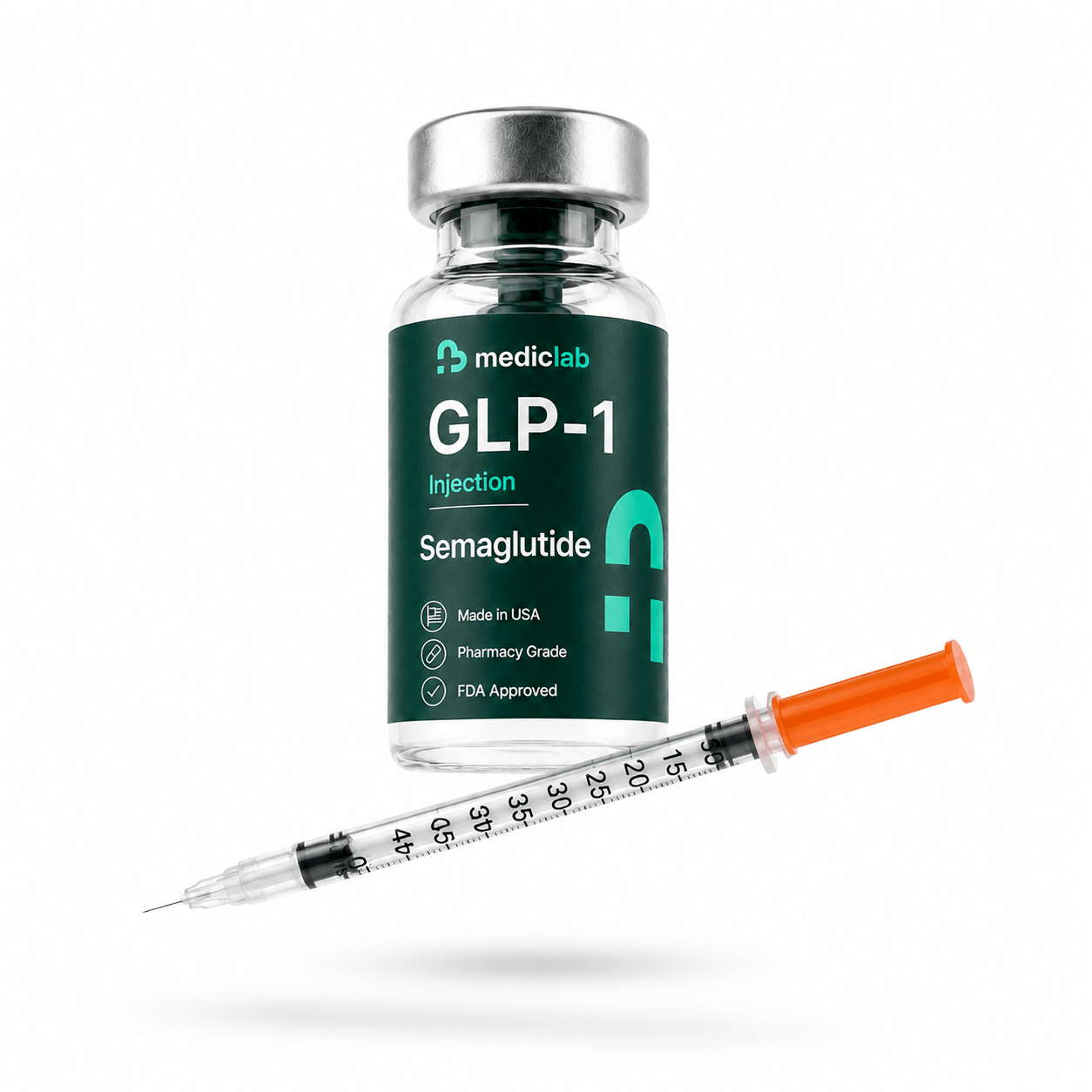 GLP-1 | Semaglutide (Injection) + (B12 or Glycine)