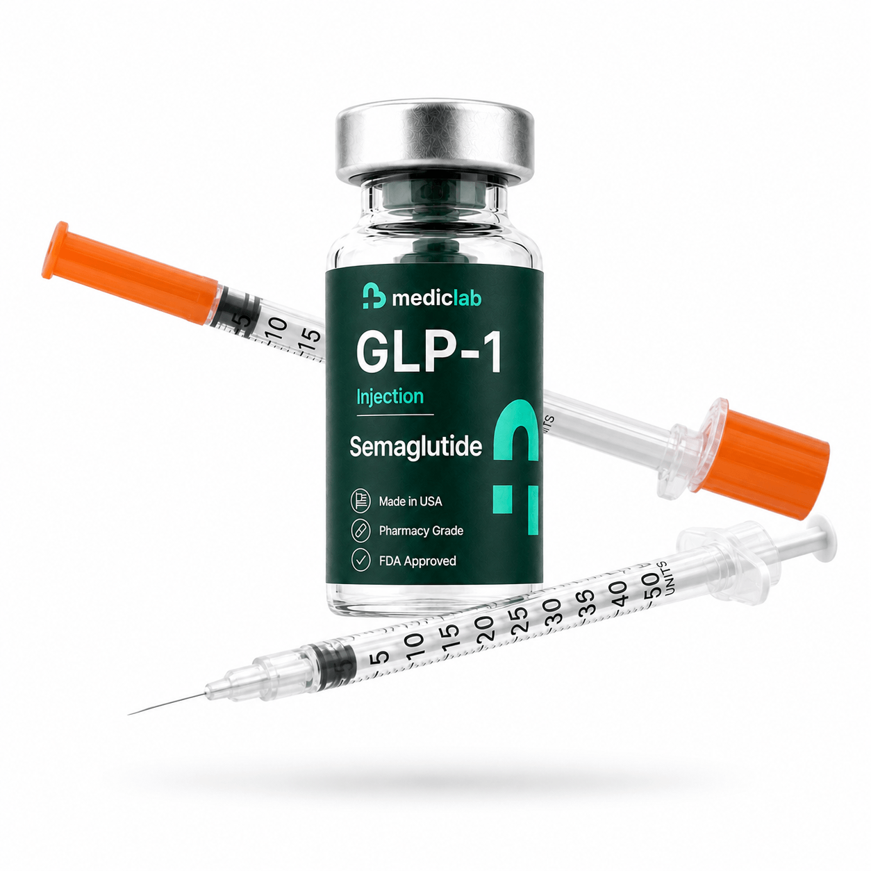 GLP-1 | Semaglutide (Injection) + (B12 or Glycine)