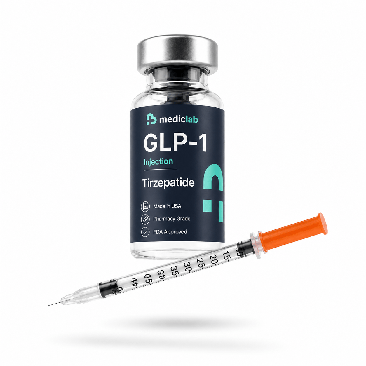GLP-1 | Tirzepatide (Injection) + (B12 or Glycine)